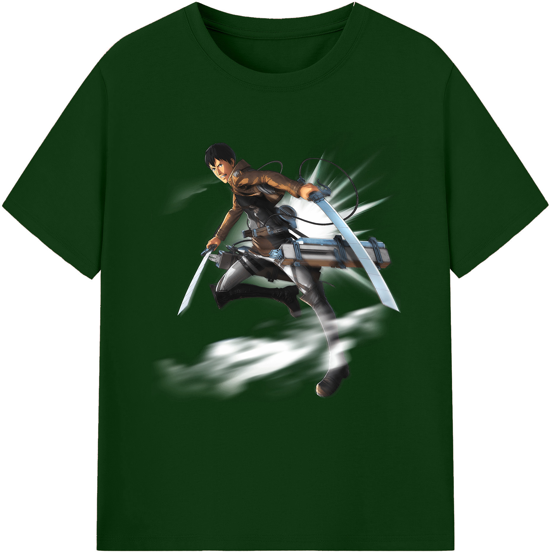 （画像用） 進撃の巨人 ベルトルト・フーバー Attack on Titan Bertholdt Hoover 綿100％半袖Tシャツ（フロントプリント）
